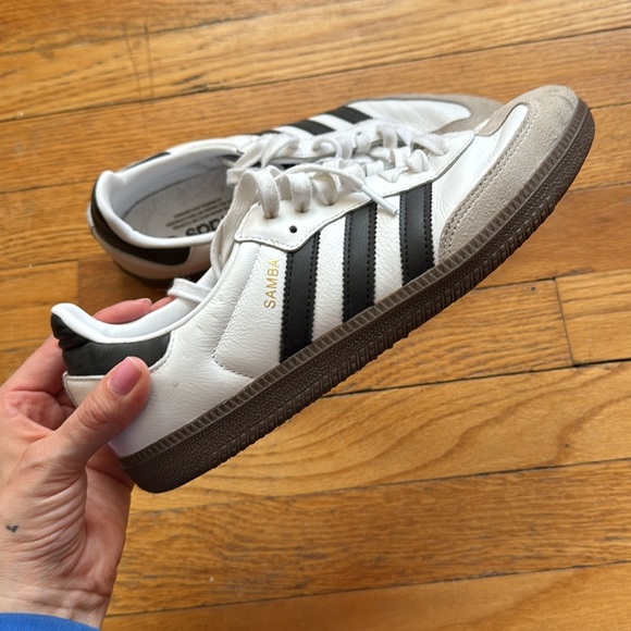 Adidas Samba White and Black Sneakers - Picture 2 of 6